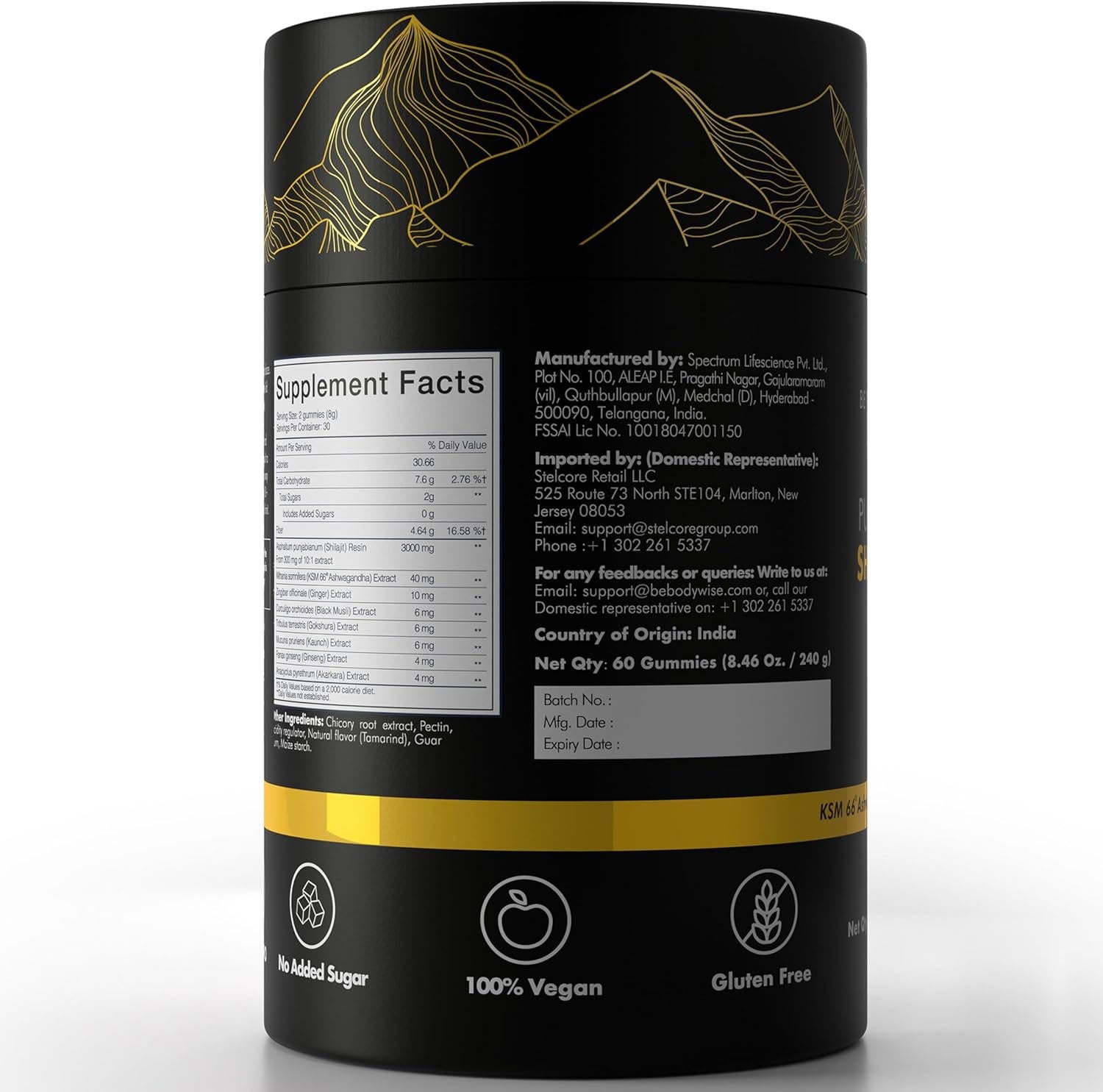 Pure Himalayan Shilajit Gold Gummies - Nutrition Capital