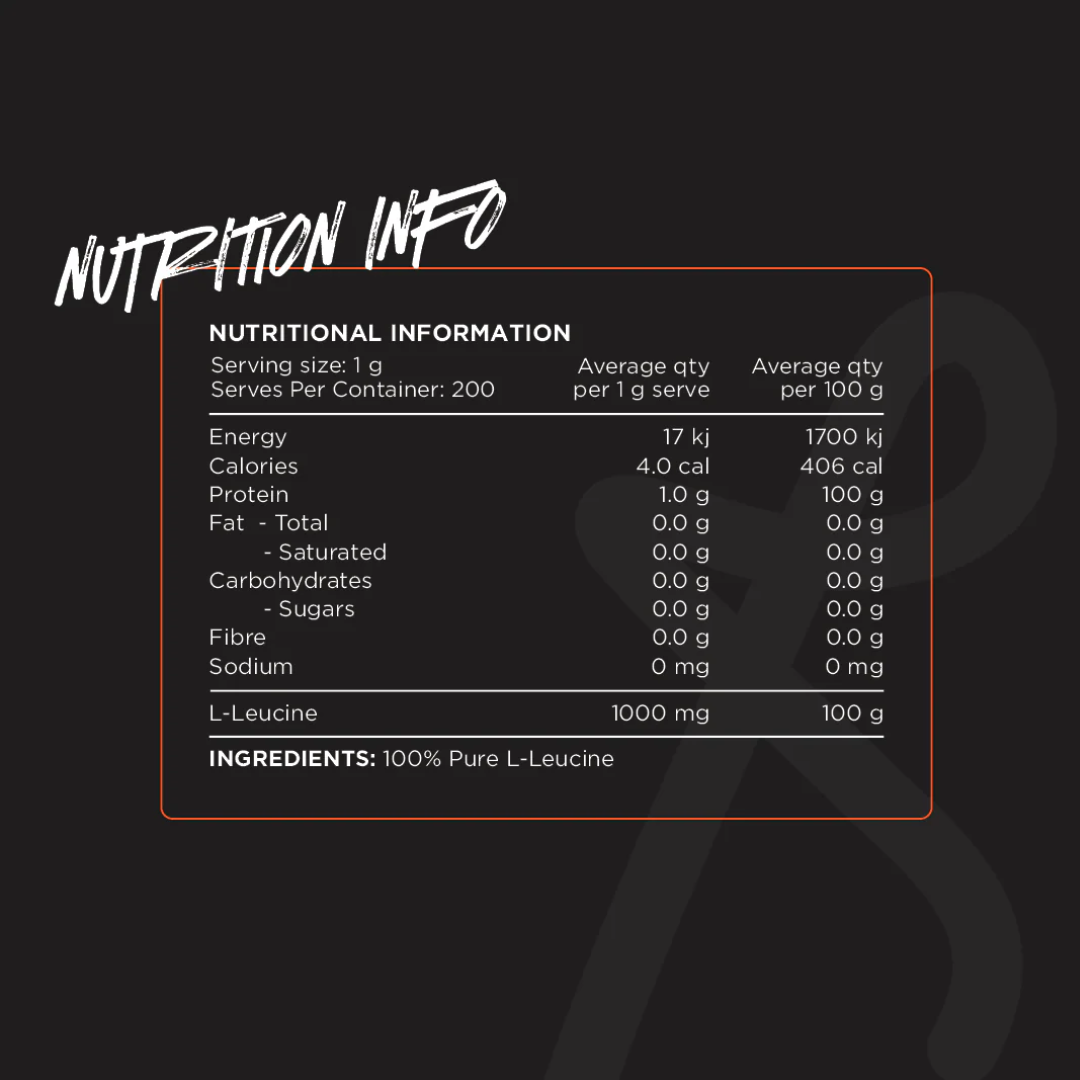Switch Nutrition L-Leucine - Nutrition Capital