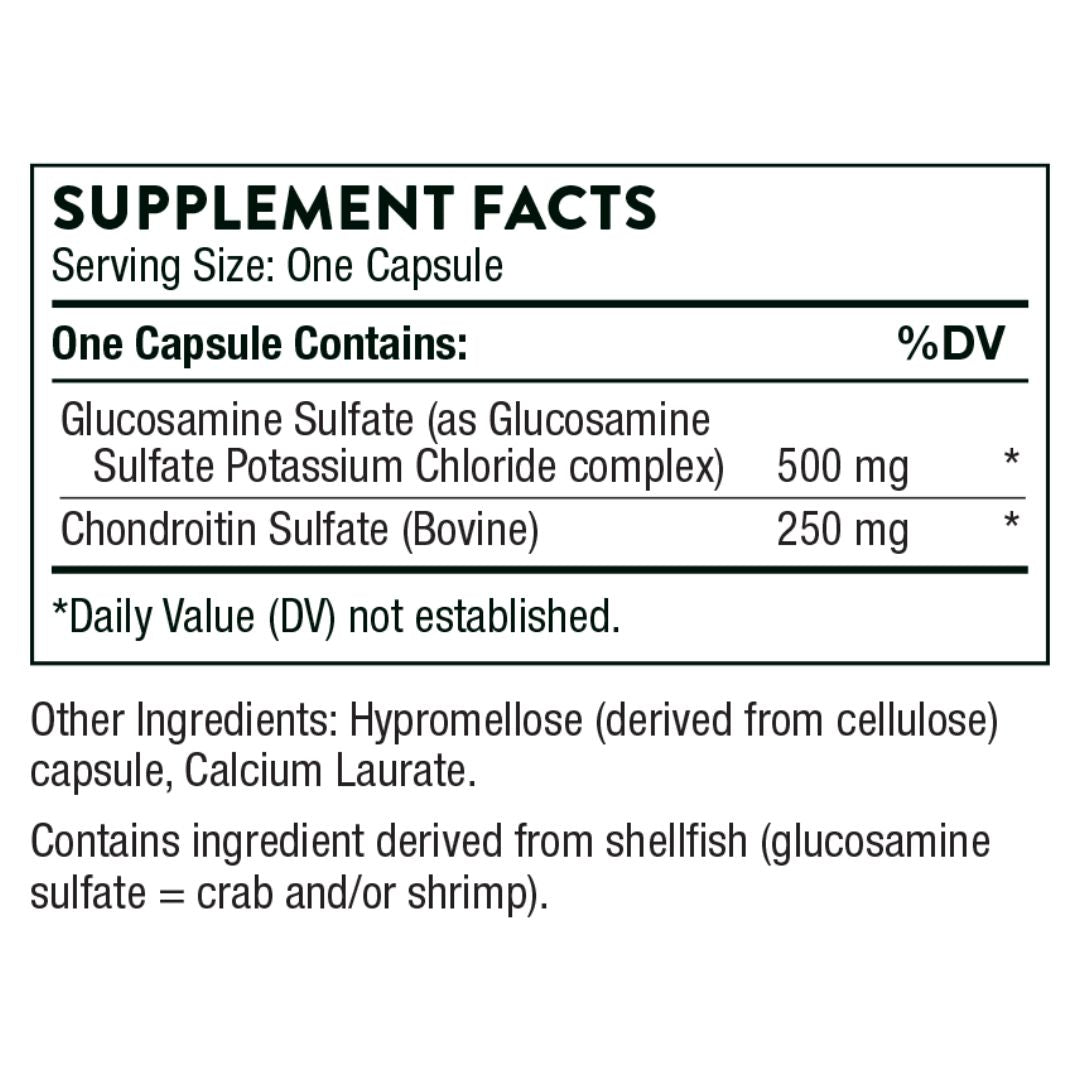 Thorne Glucosamine & Chondroitin - Nutrition Capital