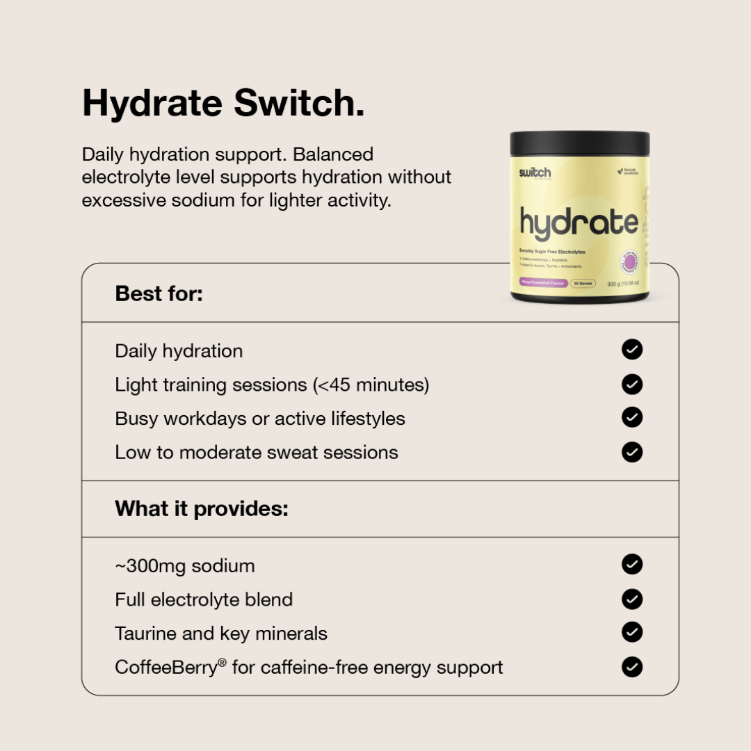 Switch Nutrition Hydrate - Nutrition Capital