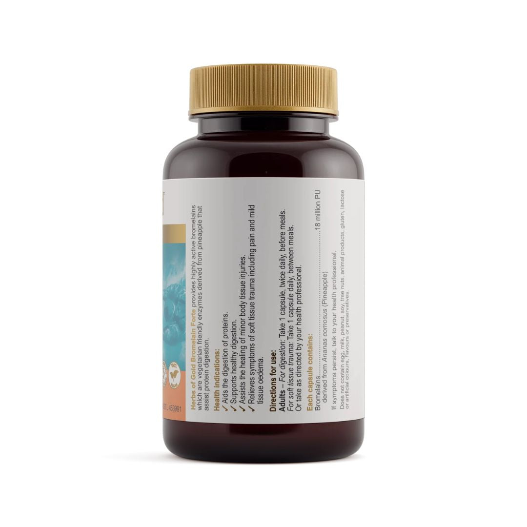 Herbs Of Gold Bromelain Forte - Nutrition Capital