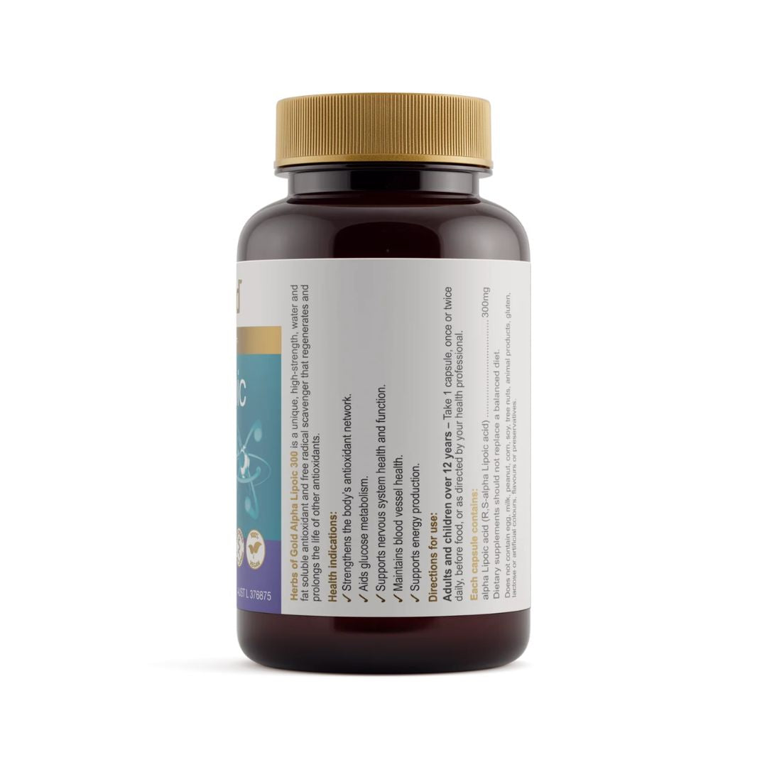Herbs Of Gold Alpha Lipoic 300 - Nutrition Capital