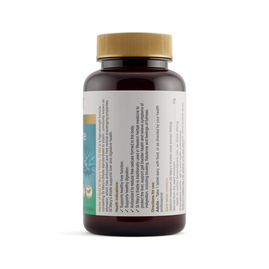 Herbs Of Gold St Marys Thistle 35 000 - Nutrition Capital
