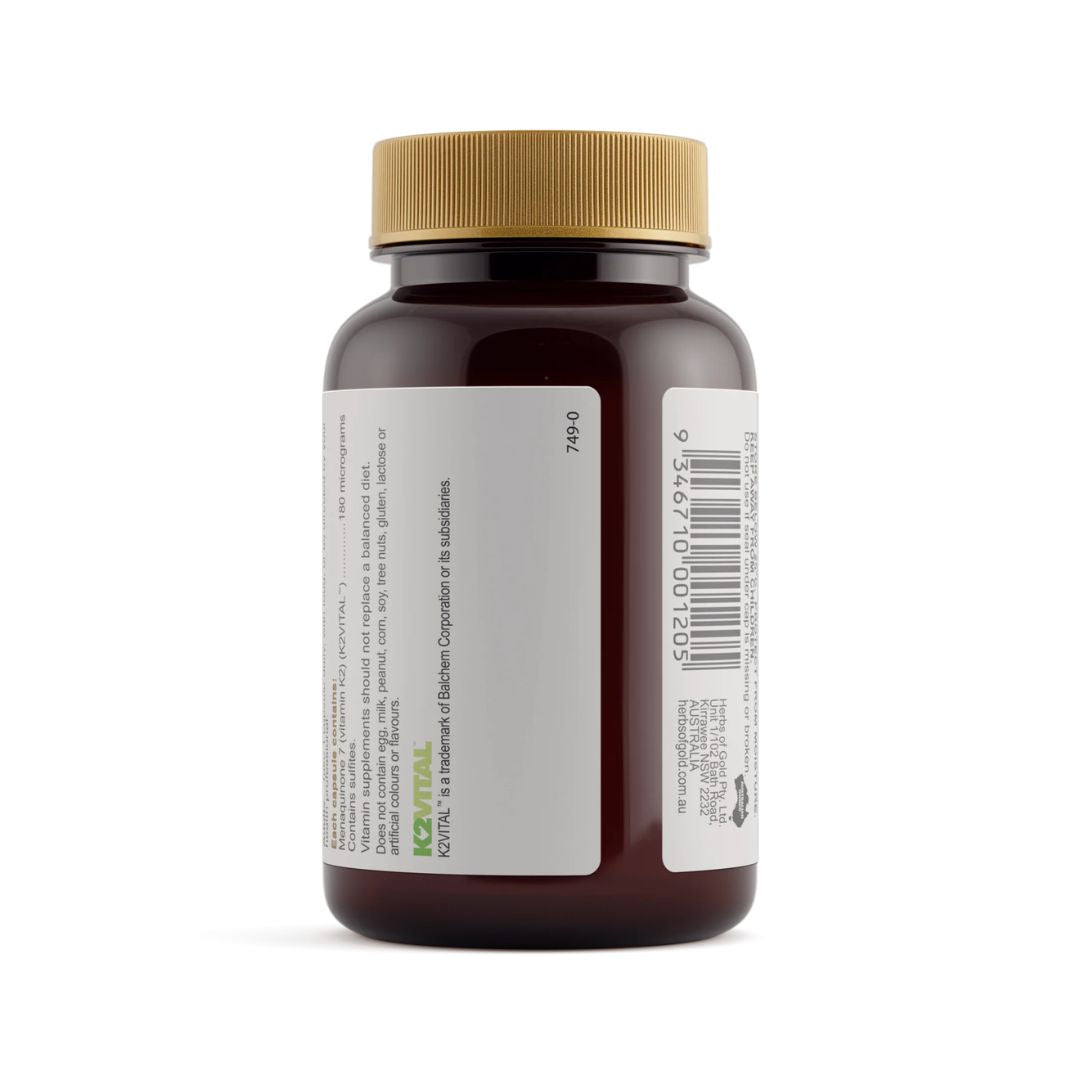 Herbs Of Gold Vitamin K2 180 MAX - Nutrition Capital