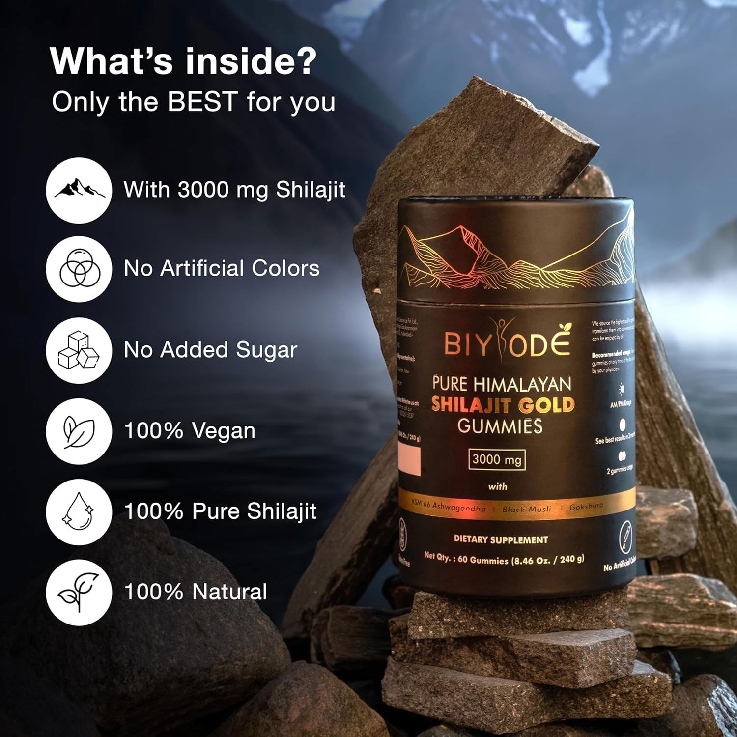 Pure Himalayan Shilajit Gold Gummies - Nutrition Capital