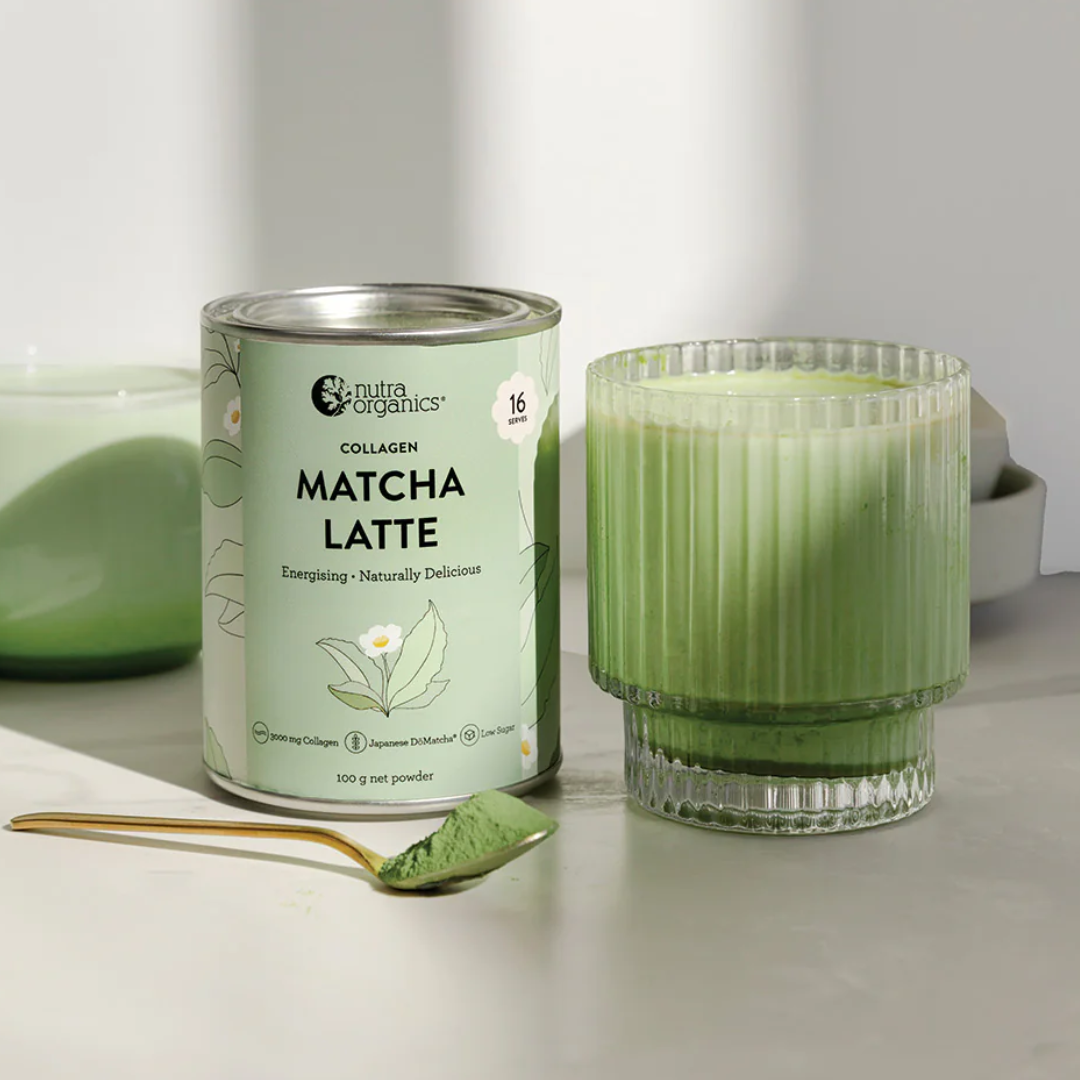 Nutra Organics Collagen Matcha Latte - Nutrition Capital