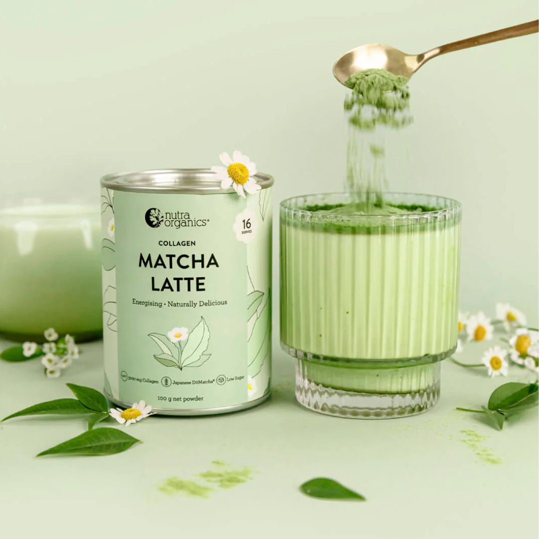 Nutra Organics Collagen Matcha Latte - Nutrition Capital
