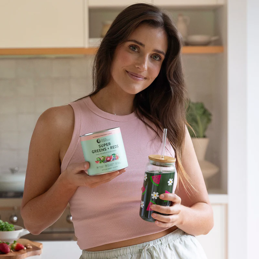 Nutra Organics Supergreens + Reds Powder - Nutrition Capital