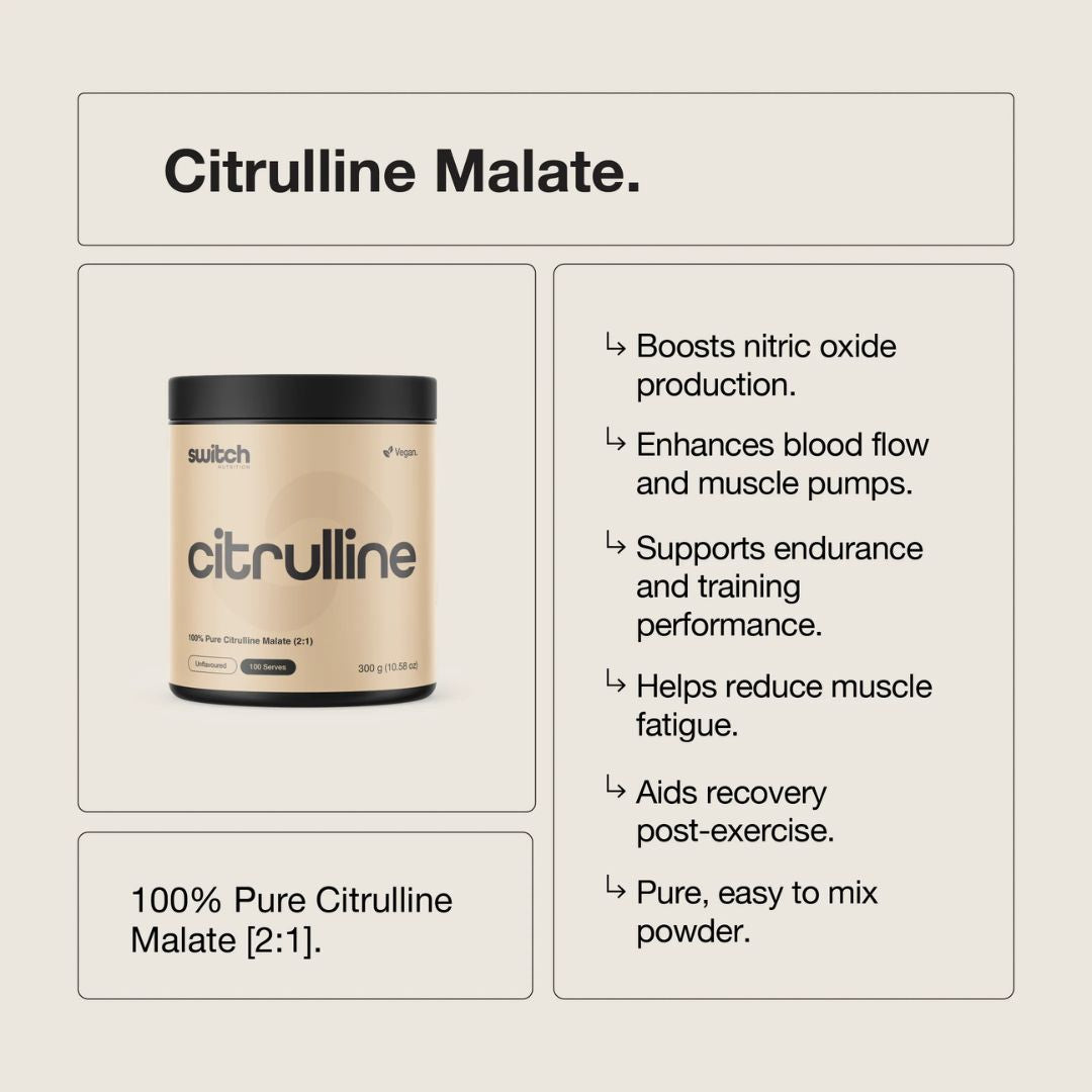 Switch Nutrition Citrulline Malate - Nutrition Capital