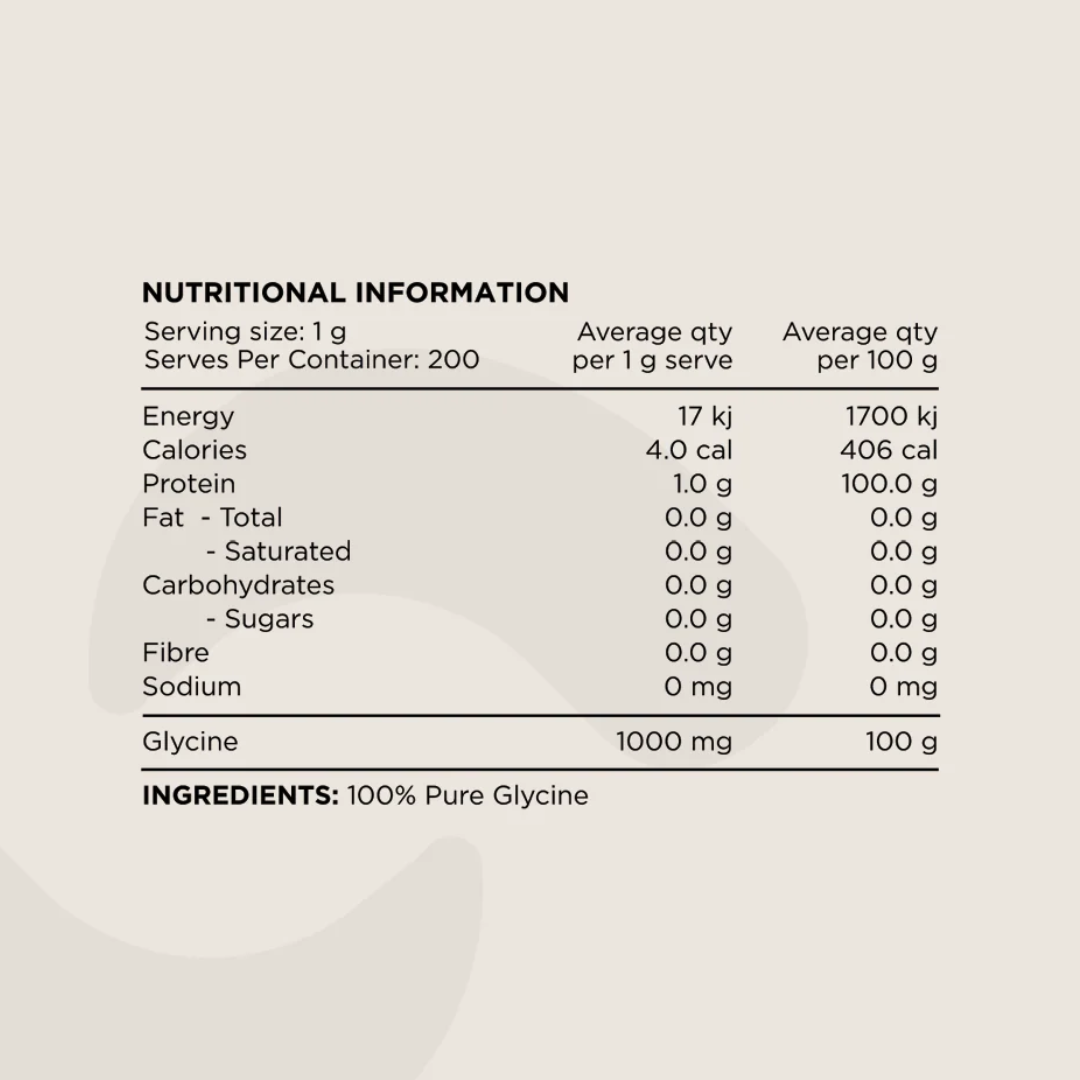 Switch Nutrition L-Glycine - Nutrition Capital