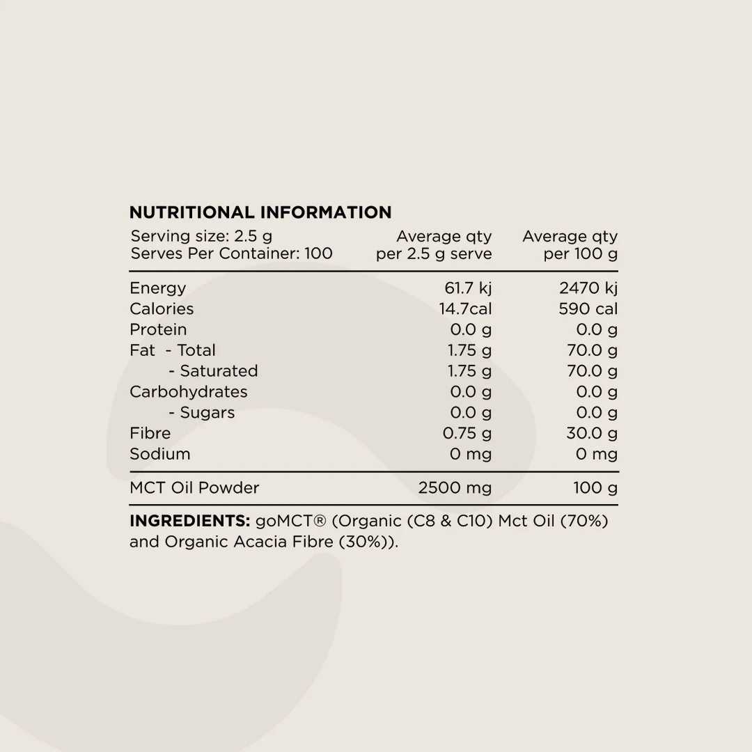 Switch Nutrition MCT Oil Powder - Nutrition Capital