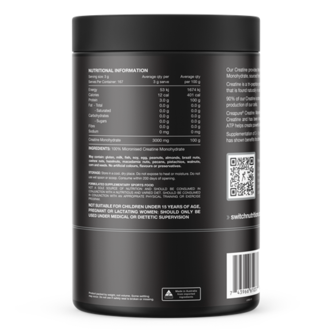 Switch Nutrition Perform CreaPure Creatine - Nutrition Capital