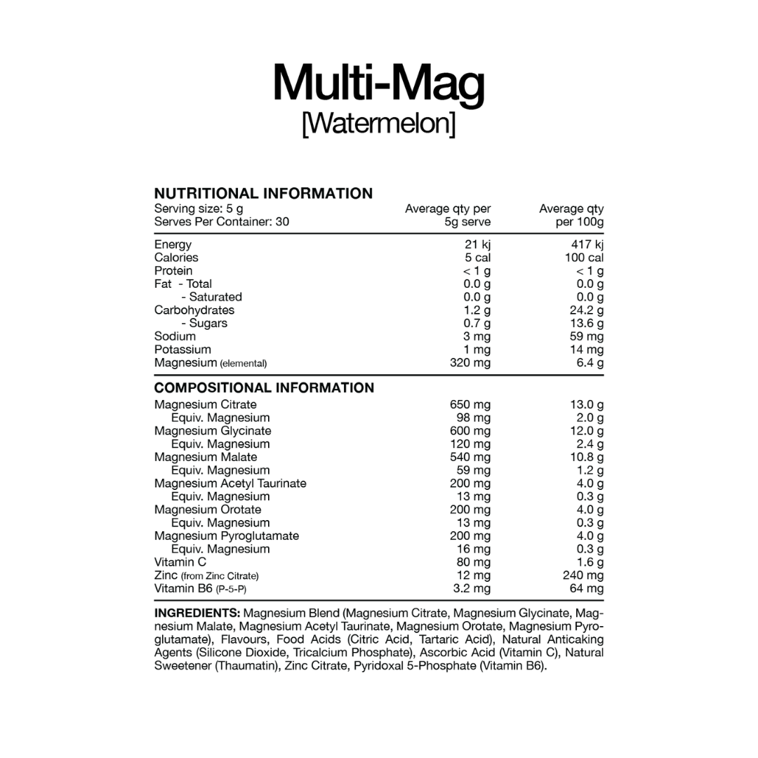 Switch Nutrition Perform MultiMag - Nutrition Capital