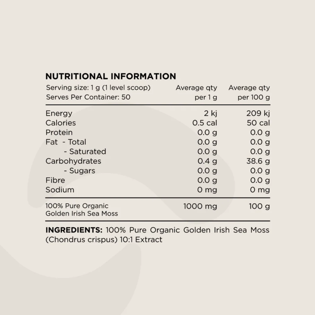 Switch Nutrition Sea Moss - Nutrition Capital