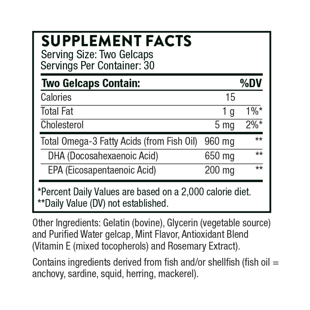Thorne Advanced DHA - Nutrition Capital