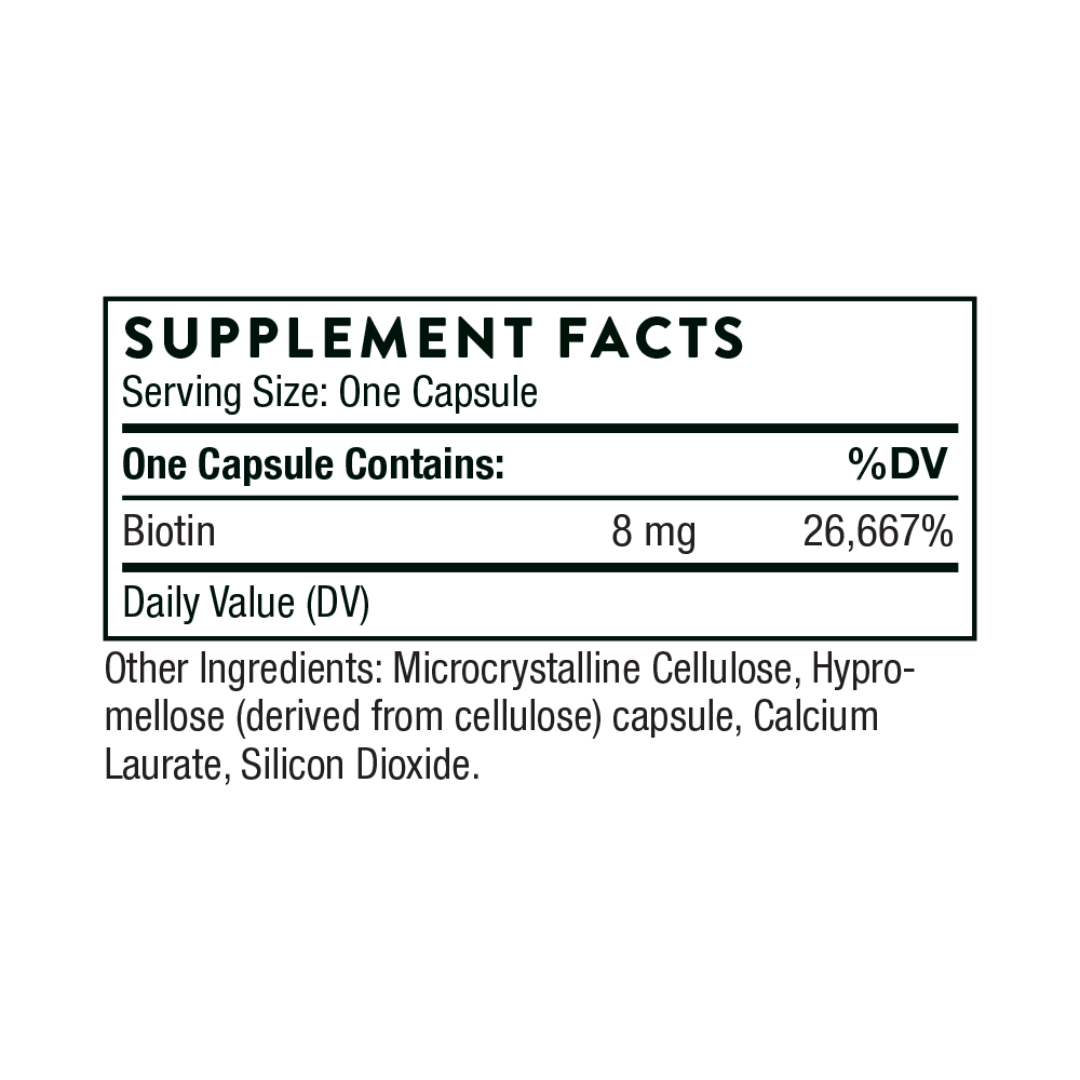 Thorne Biotin - Nutrition Capital