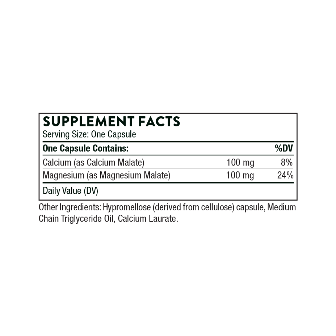 Thorne Calcium-Magnesium Malate - Nutrition Capital
