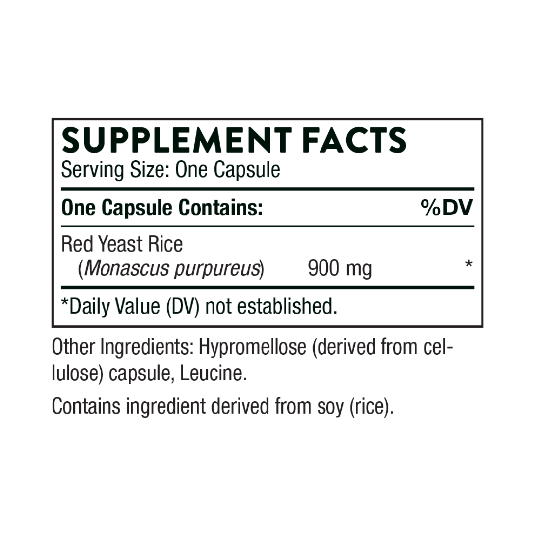 Thorne Choleast-900 (Formerly Red Yeast Rice) - Nutrition Capital