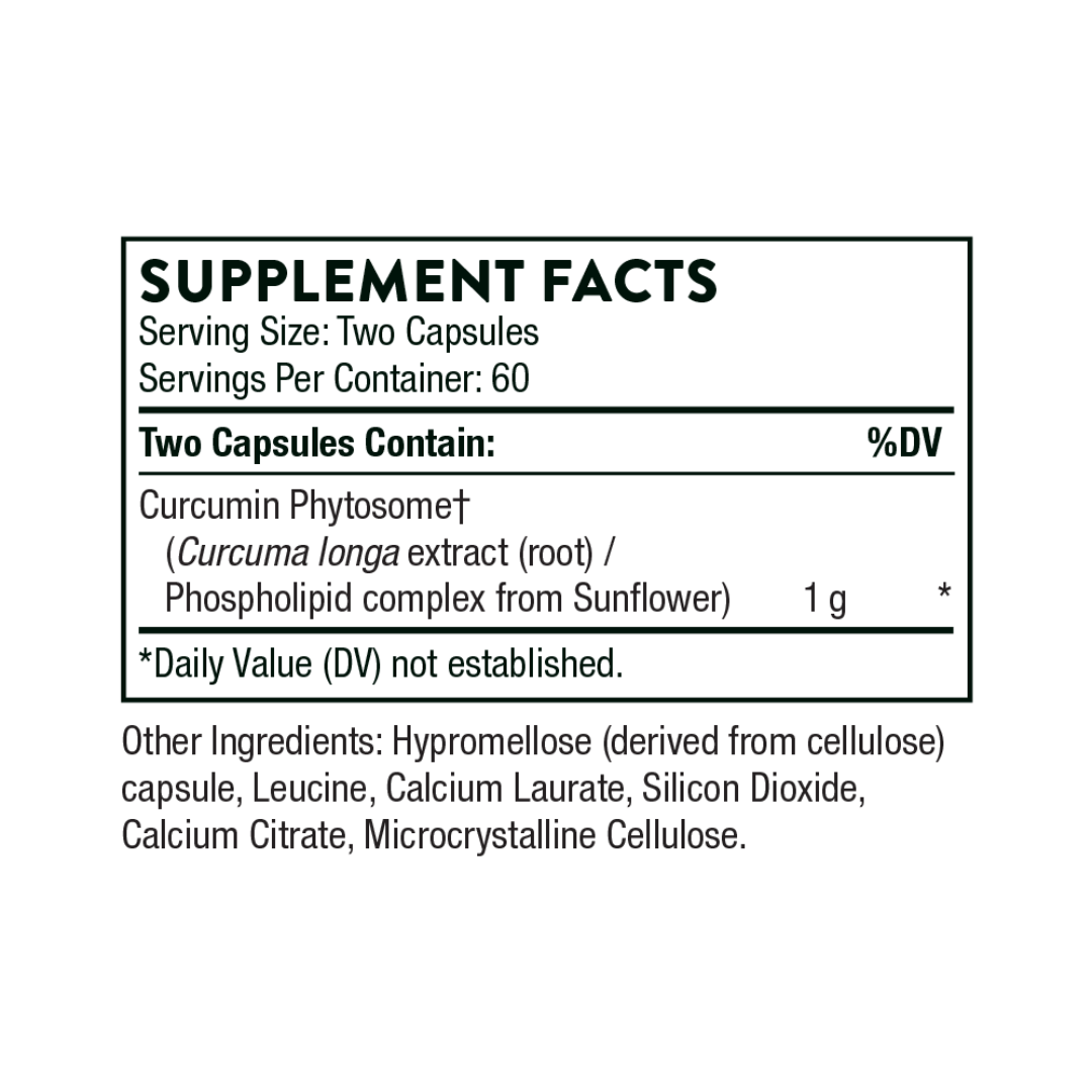 Thorne Curcumin Phytosome - Nutrition Capital