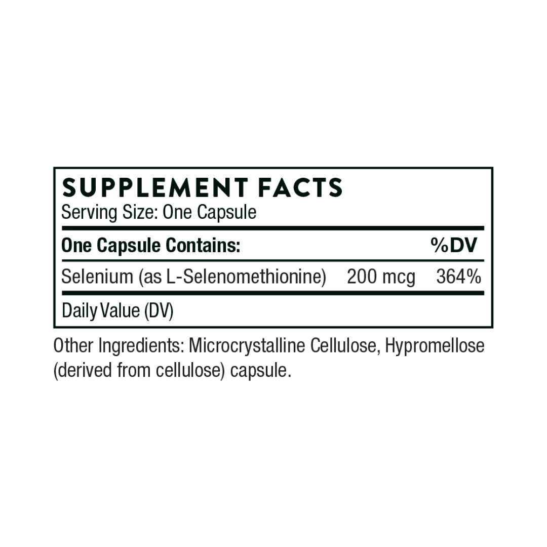 Thorne Selenium - Nutrition Capital
