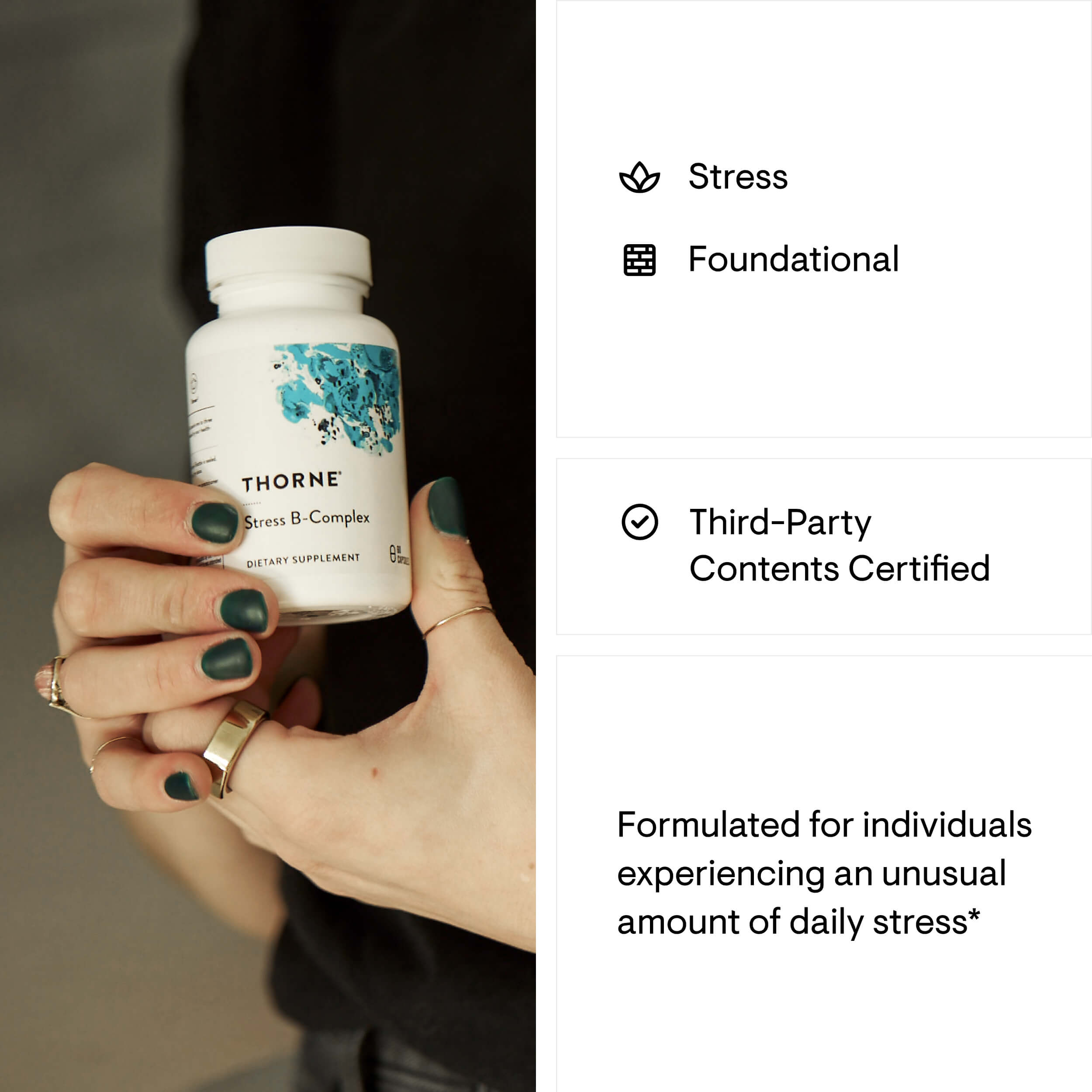 Thorne Stress B-complex - Nutrition Capital