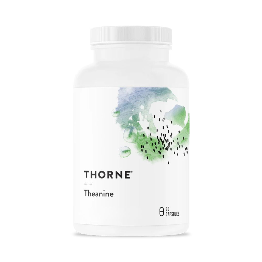 L-Theanine supplement bottle for stress relief, relaxation, mood balance & calm focus — available in Australia with fast delivery.