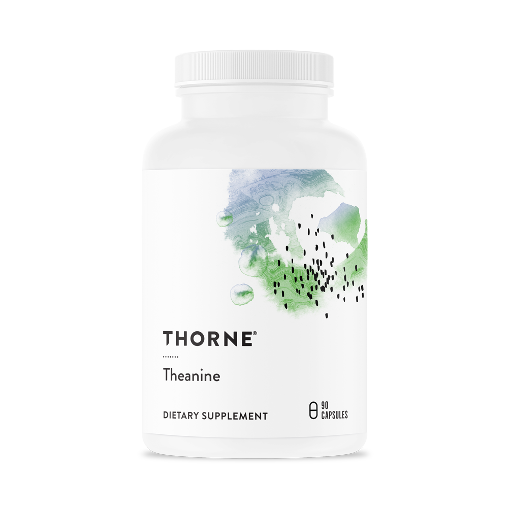 L-Theanine supplement bottle for stress relief, relaxation, mood balance & calm focus — available in Australia with fast delivery.
